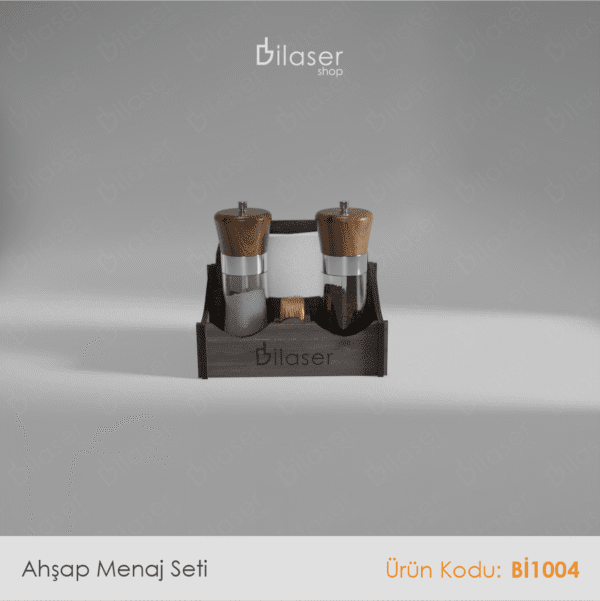Ahşap Görünümlü Menaj Seti - Görsel 2